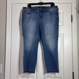 Torrid Skinny Jeans Size 16 Raw Hem